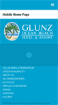 Mobile Screenshot of glunzoceanbeachhotel.com
