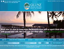 Tablet Screenshot of glunzoceanbeachhotel.com